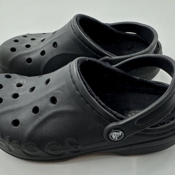 Crocs Dual Comfort Fleece Lined Crocs Womens 7 Blue Clogs Mens 5 Casual read - Picture 2 of 12